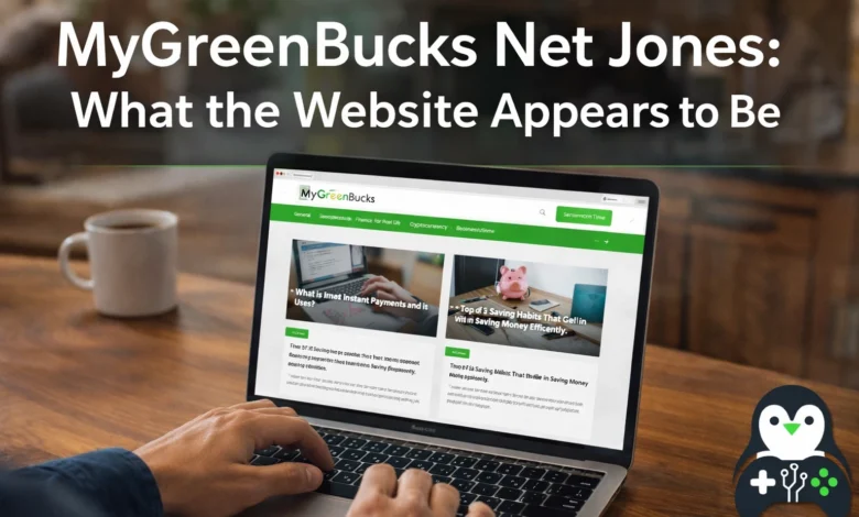 MyGreenBucks Net Jones What the Website Appears to Be